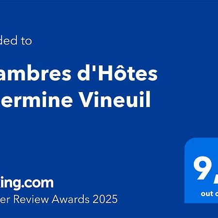 Chambres D'Hotes L'Hermine Vineuil Vineuil  Eksteriør billede